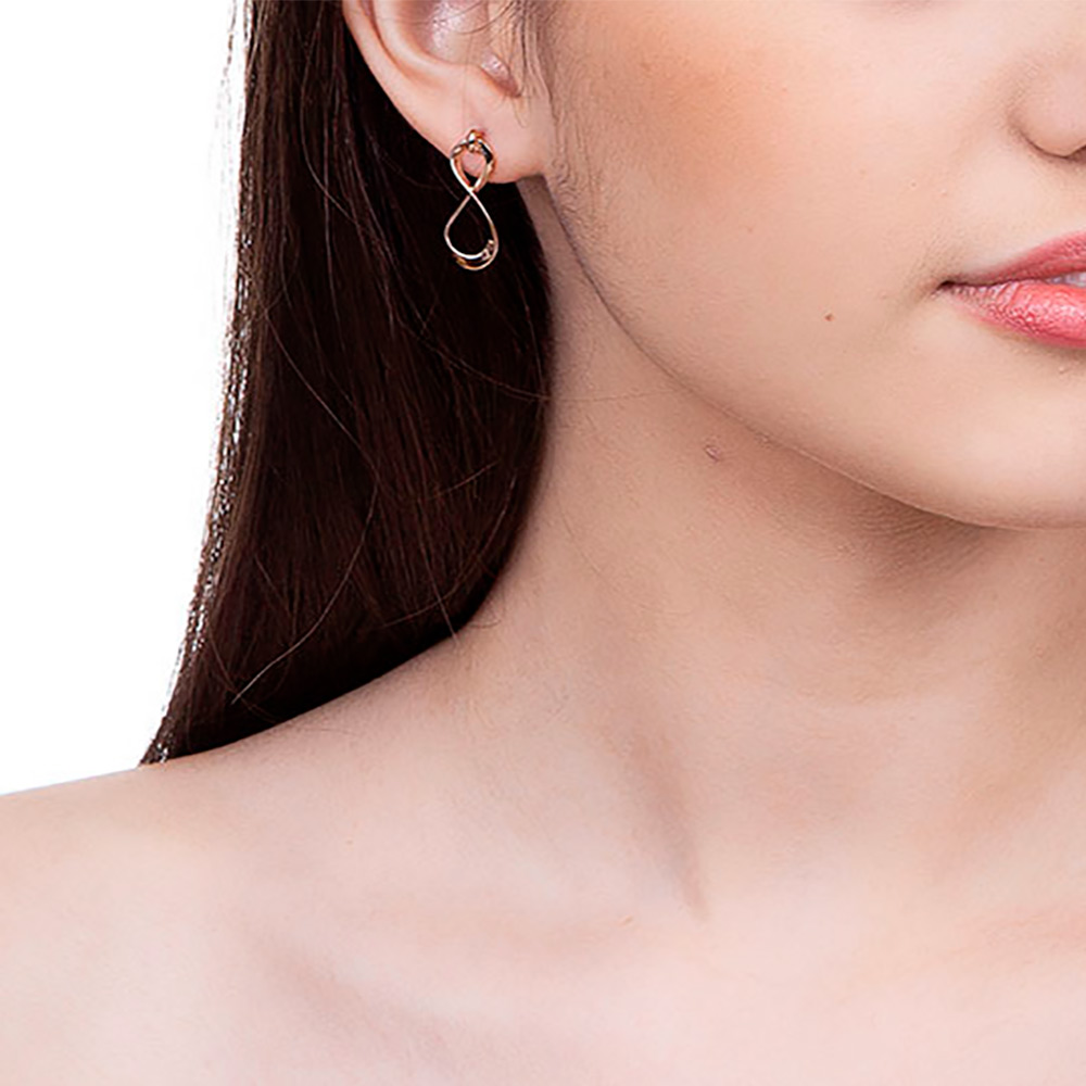 Brinco Rommanel Infinito Liso Fino 523306 Rommanel - Imagem 4