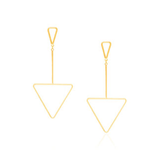 Brinco Formado Peças Triangulares Vazadas Rommanel 525843