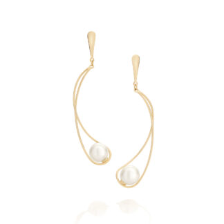 Maxi Brinco Rommanel 526282 Com Pérolas Sintéticas