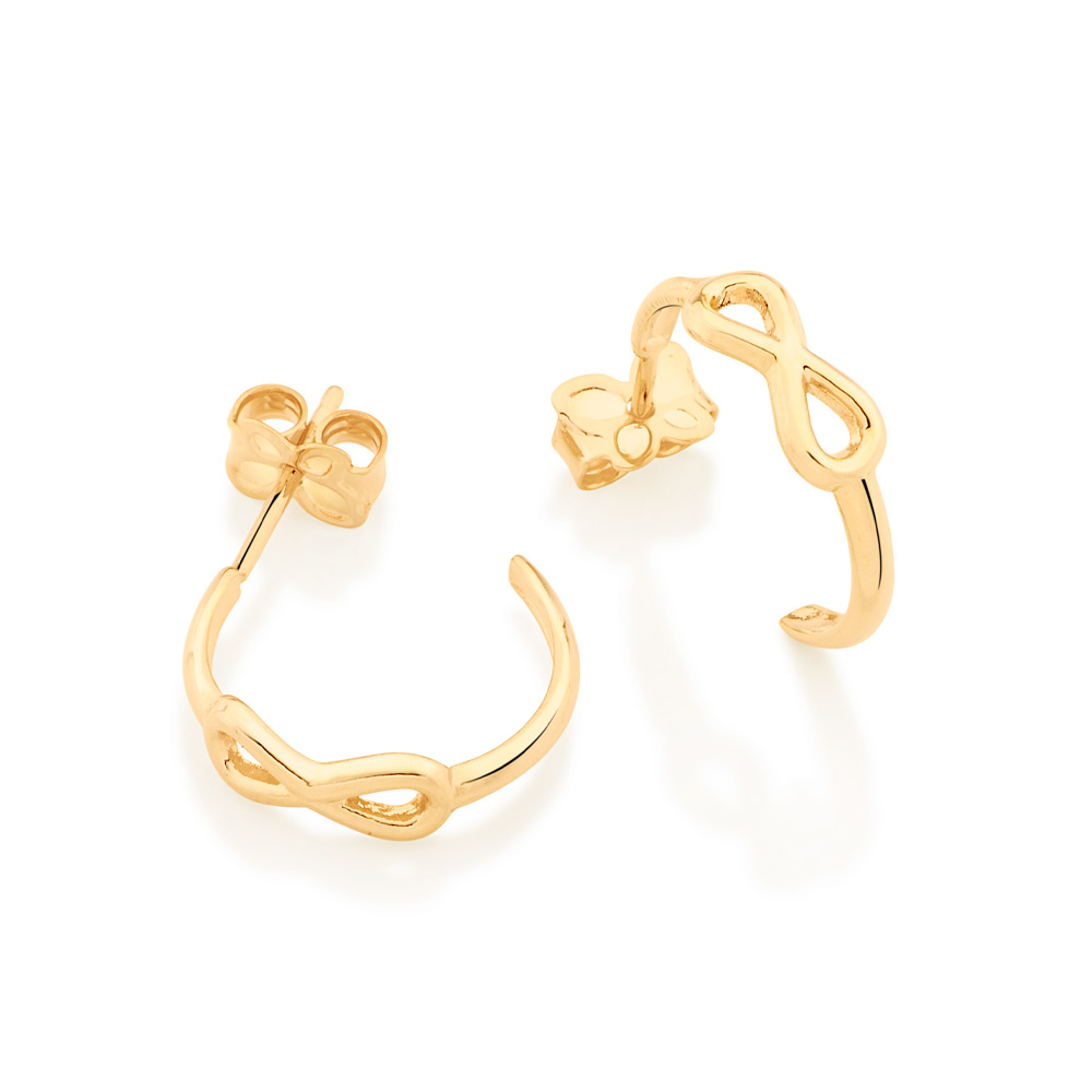 Brinco Meia Argola Infinito Rommanel 526485 - Imagem 2