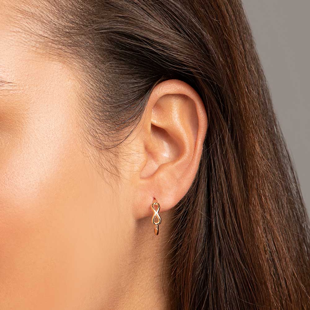 Brinco Meia Argola Infinito Rommanel 526485 - Imagem 4