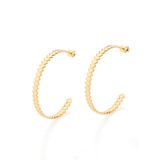 Brinco Rommanel Argola Com Corações 526930