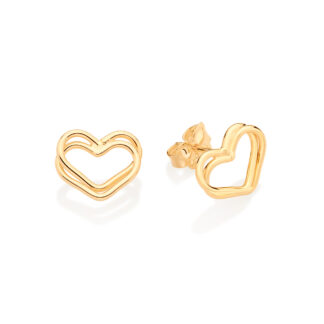 Brinco Coração Duplo 526939 Rommanel