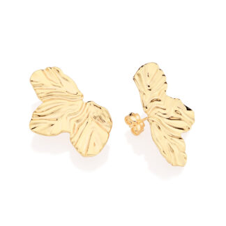 Brinco Meia Flor Banhado a ouro 18k 527180 Rommanel