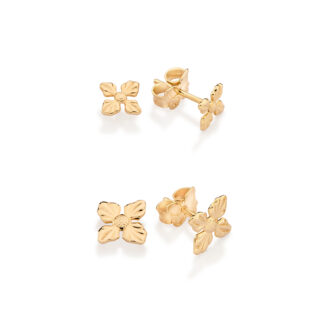 Kit Brinco Flor Banhado A Ouro 18k Rommanel 527336