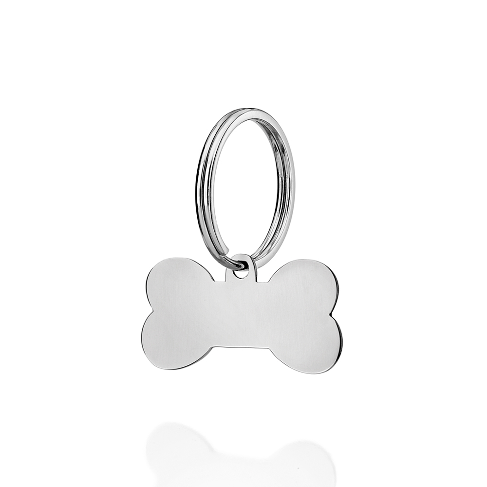 Medalha osso pet personalizável de aço 2700010 Rommanel - Imagem 5