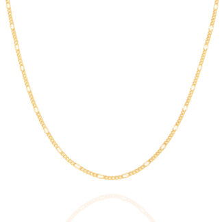 Corrente Folheado A Ouro Rommanel Fio Alternado 530072