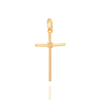 Pingente Formato Da Cruz Lisa Pequeno Rommanel 540180