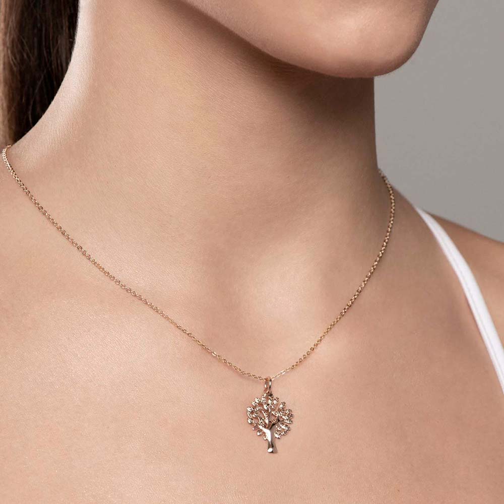 Pingente Rommanel Árvore Da Vida Folheado A Ouro 542247 - Imagem 4