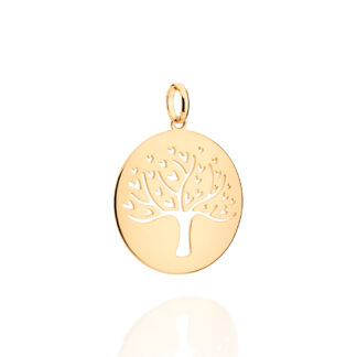 Pingente Rommanel Árvore Vida Com Corações 542692