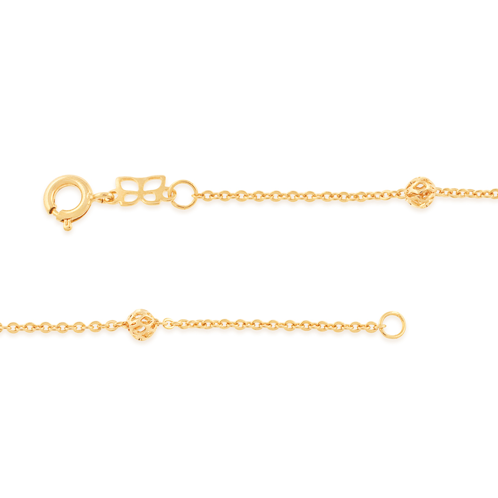 Pulseira Bolinha Com Globos Vazados Rommanel 550488 - Imagem 2