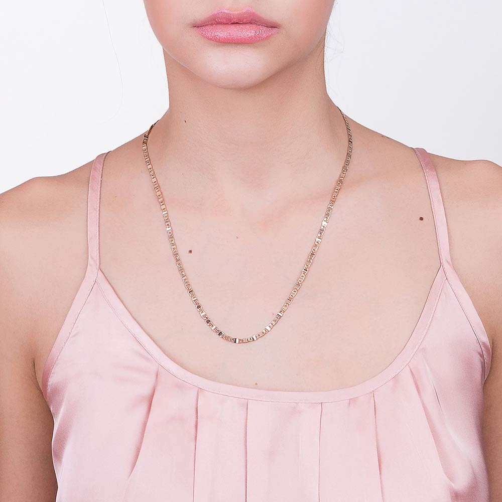 Cordão Fio Navetes Torcidas Vazados 50 Cm 531305 Rommanel - Imagem 3