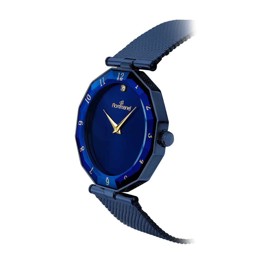 Relógio Analógico Social Azul 650023 Rommanel - Imagem 2