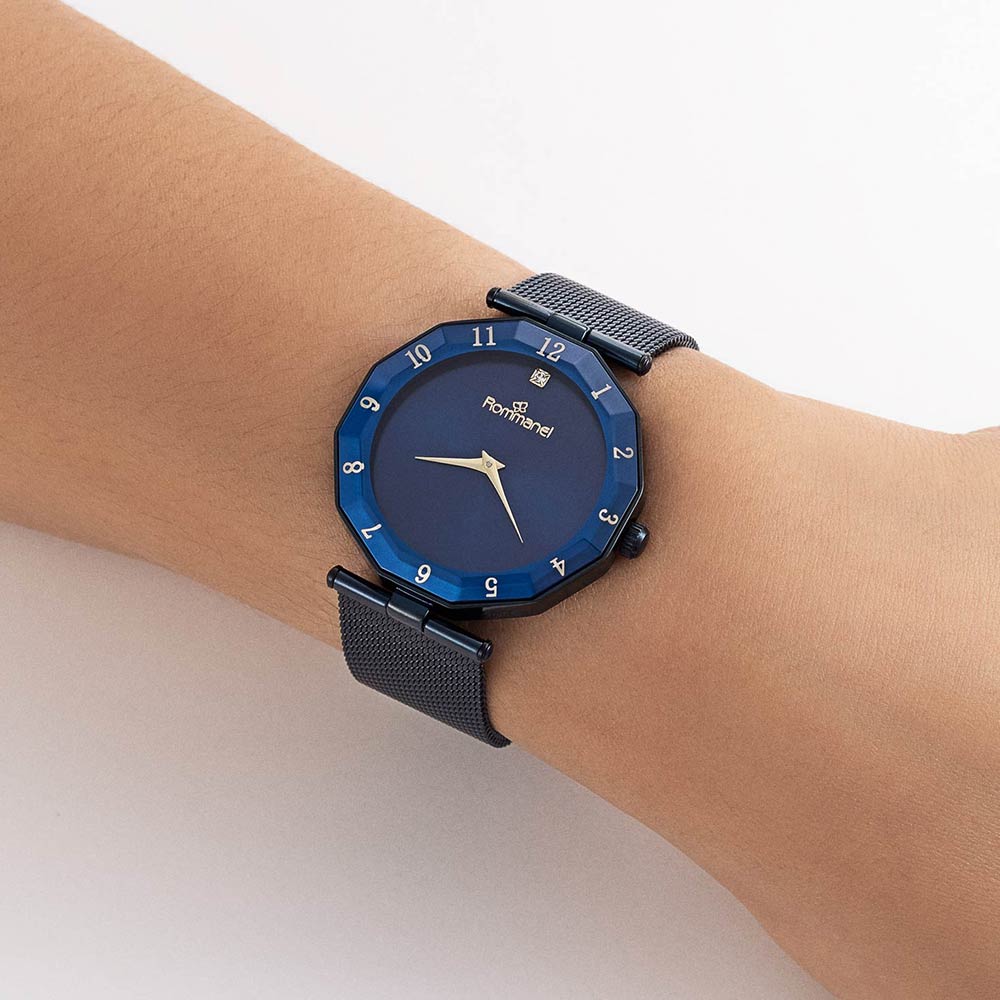 Relógio Analógico Social Azul 650023 Rommanel - Imagem 3