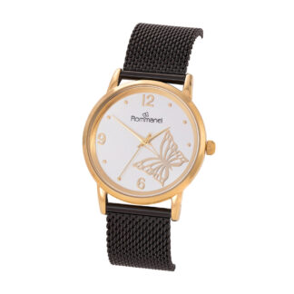 Relógio Análogico Social Preto Com Dourado 650026 - Rommanel