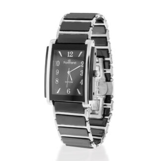 Relógio Analógico Social Preto Com Prata 650035 Rommanel