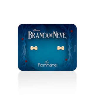 Brinco laço banhado a ouro 18k Rommanel 527486