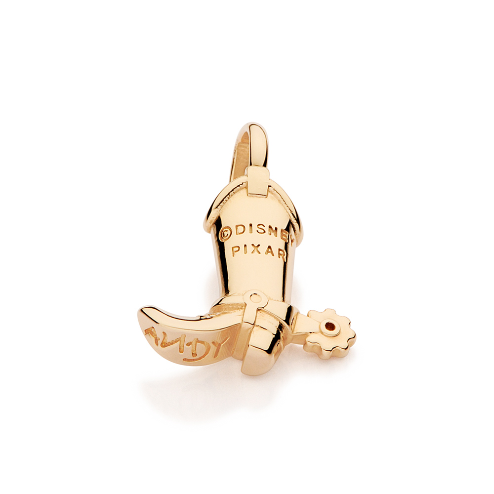 Pingente bota woody com assinatura do andy banhado a ouro 18k Rommanel 542929 - Imagem 3