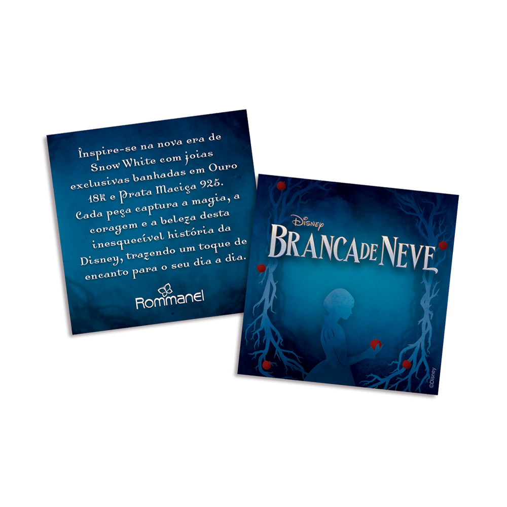 Anel ajustável laço e maçã banhado a ouro 18k com zircônia 513570 Rommanel - Imagem 5