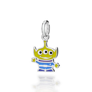 Pingente alien de prata maciça 925 com aplicação de resina 840215 Rommanel