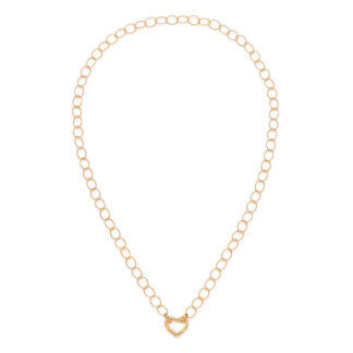 Gargantilha banhada a ouro 18k com coração 532512 Rommanel