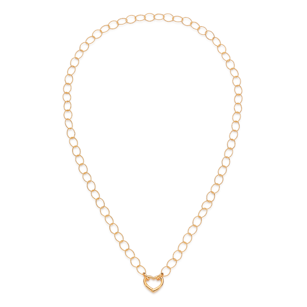 Gargantilha banhada a ouro 18k com coração 532512 Rommanel