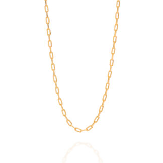 Gargantilha banhada a ouro 18k fio longo diamantado 531996 Rommanel