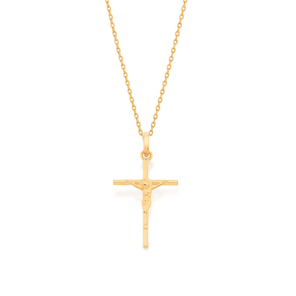 Kit Cordão 532327 diamantado+Pingente 540027cruz com cristo - Imagem 3