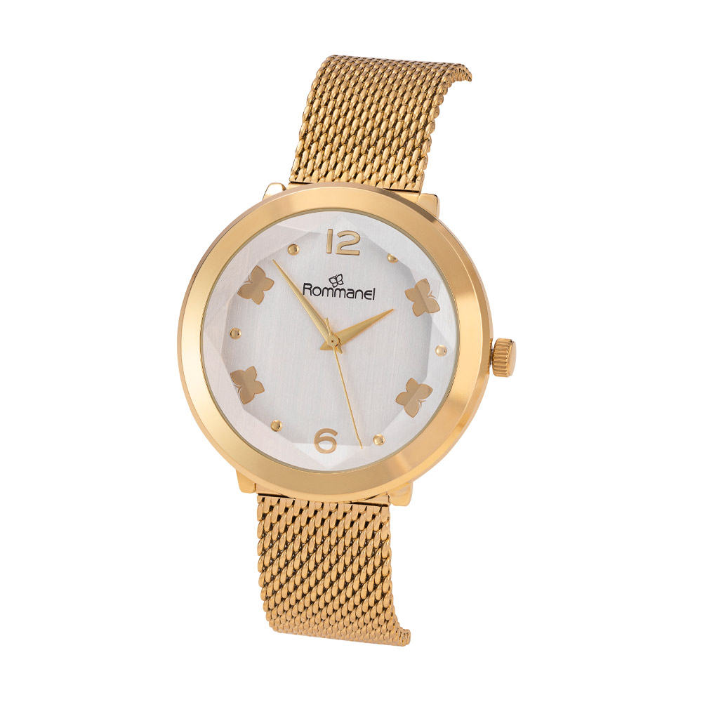 Relógio Analógi. Dourado 650025 Rommanel