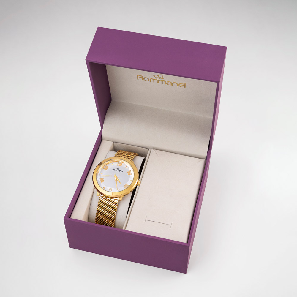 Relógio Analógi. Dourado 650025 Rommanel - Imagem 5